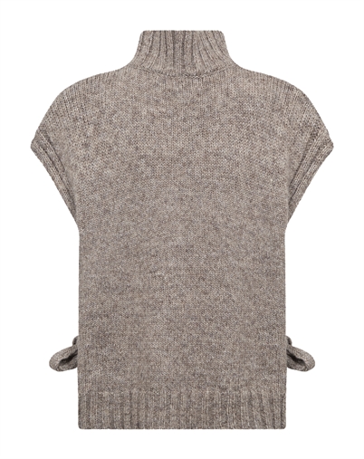 Leveté Room - LR-Toga 3 Strik Vest - Plaza Taupe Melange